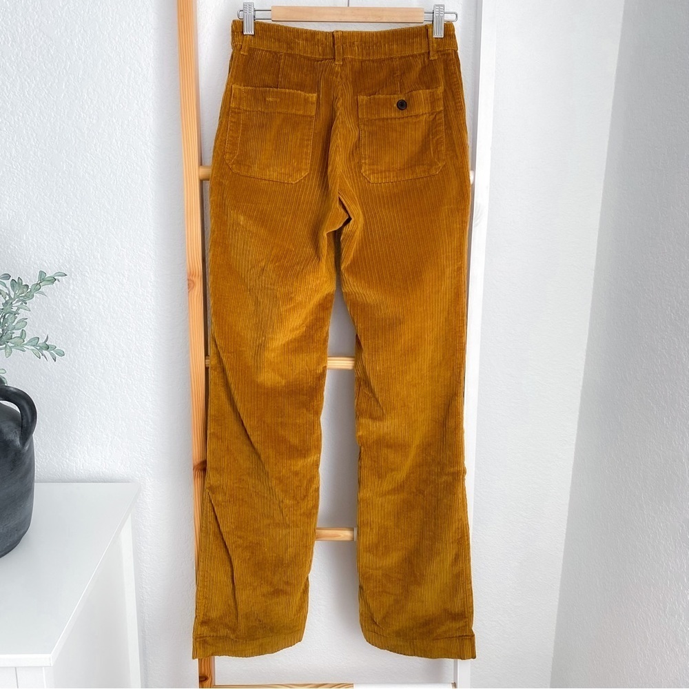 ba&sh Mustard Yellow Corduroy Wide Leg Pants - Picture 5 of 16